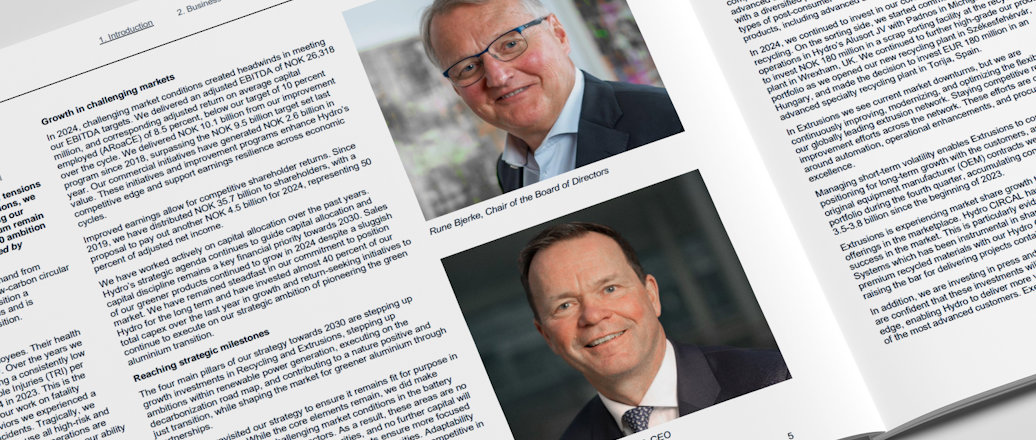 a book open to a picture of a man and a woman