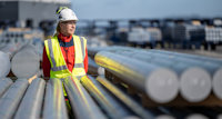 Hydro employee at Hydro's Karmøy primary metal plant