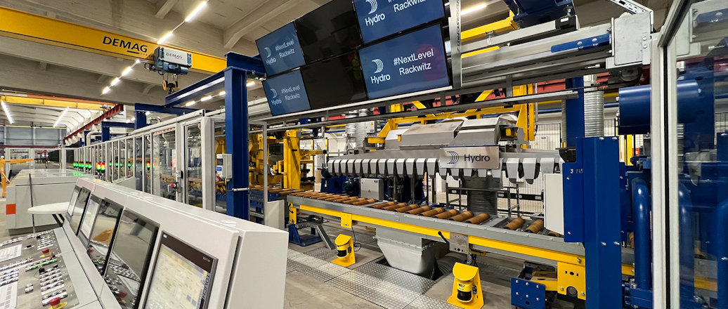 Strangpresse P22 in Rackwitz