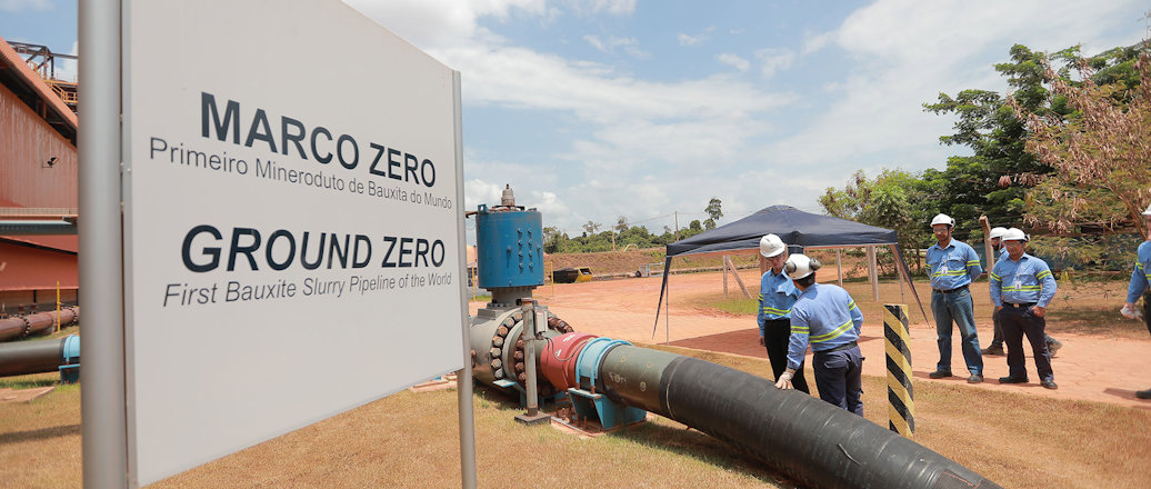 Bauksittrørledningen i Brasil
