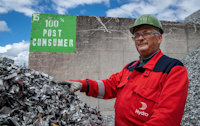 Post consumer scrap at Hydro's Clervaux plant