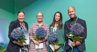 From left: Gerd Aalborg Aas, Katrin Grampp, Lana Hebisch and Leiv Erik Ødegaard from Hydro were all finalists in The Aluminium Awards 2024.