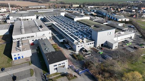 aerial view of a large building
