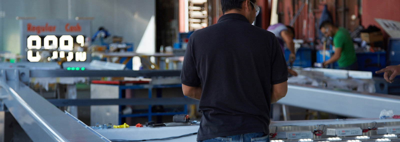 a man standing in a room