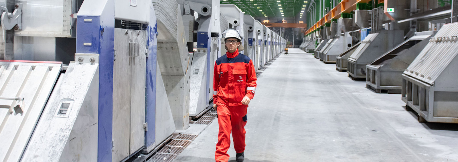 The Karmøy Technology Pilot electrolysis cells with groundbreaking climate- and energy-efficient technology.